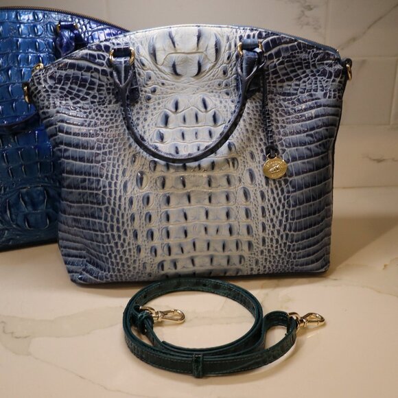 Brahmin Coastal Large Duxbury Satchel with shoulder strap - Picture 7 of 15